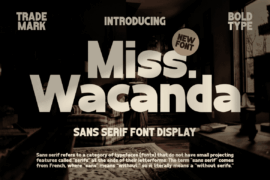Miss Wacanda Font