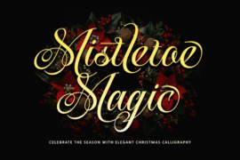 Mistletoe Magic-Personal use Font