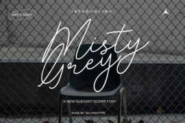 Misty Grey Font