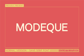 Modeque Font