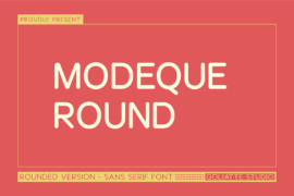Modeque Round Font