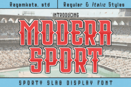 Modera Sport DEMO Font