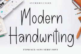 Modern Handwriting Font