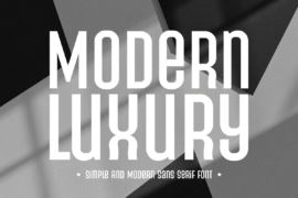 Modern Luxury Font