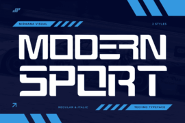 Modern Sport Demo Font