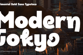 Modern Tokyo Font