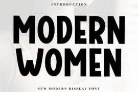 Modern Women Font