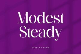 ModestSteady Font
