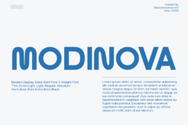 Modinova Font