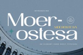 Moerostesa Personal Use Font