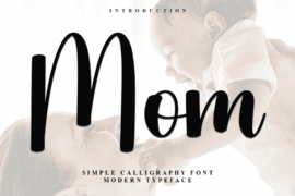 Mom Day Font