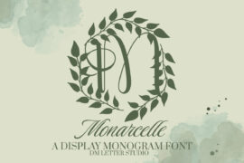 Monarcelle Monogram Font