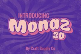Monaz 3D Demo Font