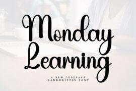 Monday Learning Font