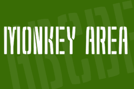 Monkey Area Font