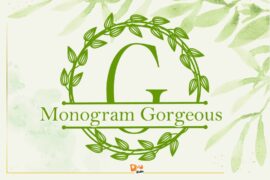 Monogram Gorgeous Font