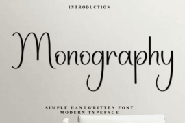Monography Font