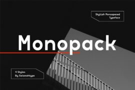 Monopack Font