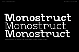 Monostruct Font