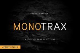 Monotrax Demo Font