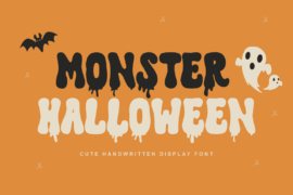 Monster Halloween Font