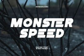 Monster Speed Demo Font