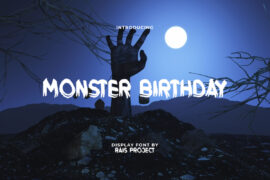 MonsterBirthdayDemo Font