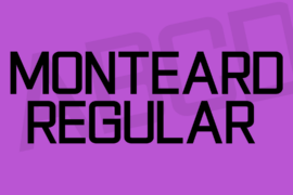 Monteard Font