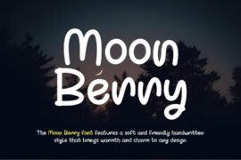 Moon Berry Font