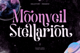 Moonveil Stellarion – Personal Use Font