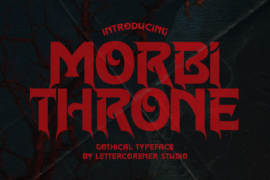 Morbithrone Font