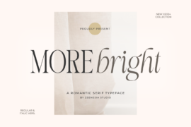 More Bright Font Family