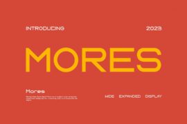 MORES Font