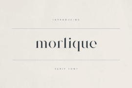 Morlique Font