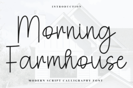 Morning Farmhouse Font