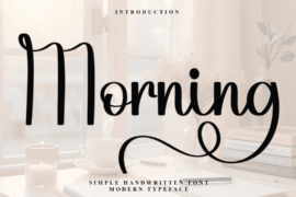 Morning Holiday Font