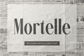 Mortelle Font
