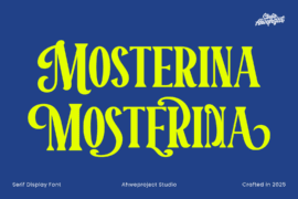 Mosterina Demo Font