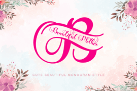 Mother Monogram Demo Font Family