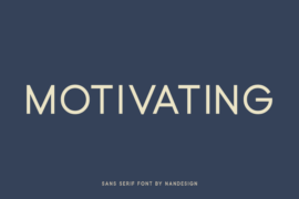 Motivating ND Font