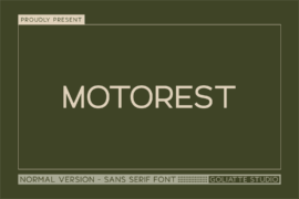 Motorest Font