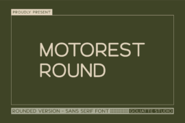 Motorest Round Font
