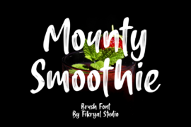 Mounty Smoothie Font