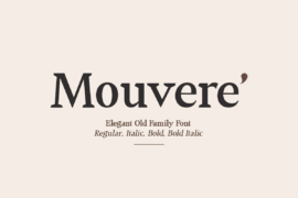 Mouvere' Font Family