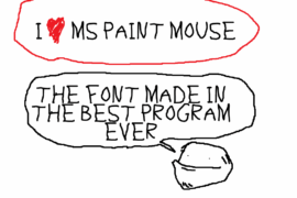 Ms Paint Mouse Font