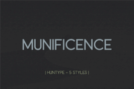 Munificence Font