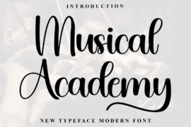 Musical Academy Font