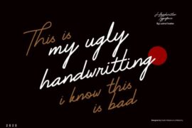 My Ugly Handwritting Font