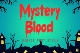 Mystery Blood Demo Font Family