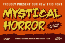 Mystical Horror 1 Demo Font